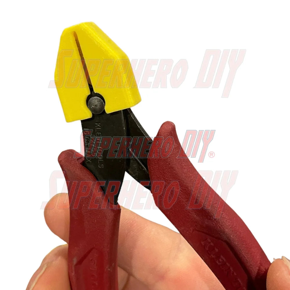 Flush Cutter Cap | Cover for Flush Cutter wire cutter pliers | Keep safe from sharp points with this great cap! - Superhero DIY