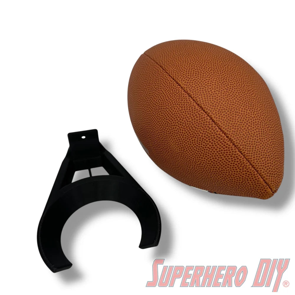 Football Holder Wall Mount | Football Display Mount 🏈 - Superhero DIY