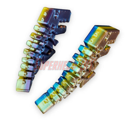 Fun T-Rex Fidget Toy | It's a Flexi Rex articulated T-rex! | Great for busy hands or as a stress-relieving simple toy - Superhero DIY