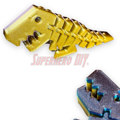 Fun T-Rex Fidget Toy | It's a Flexi Rex articulated T-rex! | Great for busy hands or as a stress-relieving simple toy - Superhero DIY