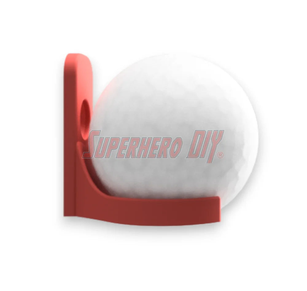 Golf Ball Holder Wall Mount | Floating Shelf for Golf Display - Superhero DIY