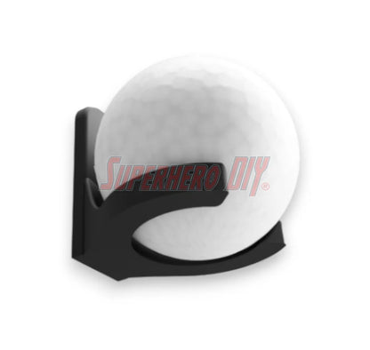 Golf Ball Holder Wall Mount | Floating Shelf for Golf Display - Superhero DIY
