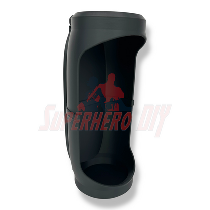 Hero Pod for 1:12 scale – Wall-Mountable Action Figure Display compatible with light-up LED pucks in black