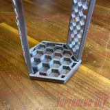 Hex Paintbrush Holder | Honeycomb Paint Brush Stand | Honeycomb Pencil Stand Organize your paint brushes or pencils with this unique stand! - Superhero DIY