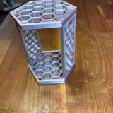 Hex Paintbrush Holder | Honeycomb Paint Brush Stand | Honeycomb Pencil Stand Organize your paint brushes or pencils with this unique stand! - Superhero DIY
