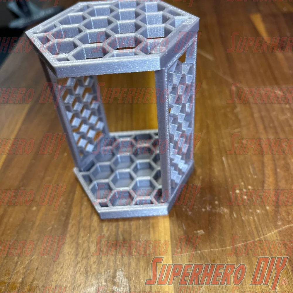 Hex Paintbrush Holder | Honeycomb Paint Brush Stand | Honeycomb Pencil Stand Organize your paint brushes or pencils with this unique stand! - Superhero DIY