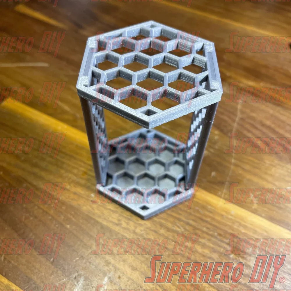 Hex Paintbrush Holder | Honeycomb Paint Brush Stand | Honeycomb Pencil Stand Organize your paint brushes or pencils with this unique stand! - Superhero DIY