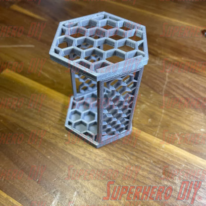Hex Paintbrush Holder | Honeycomb Paint Brush Stand | Honeycomb Pencil Stand Organize your paint brushes or pencils with this unique stand! - Superhero DIY