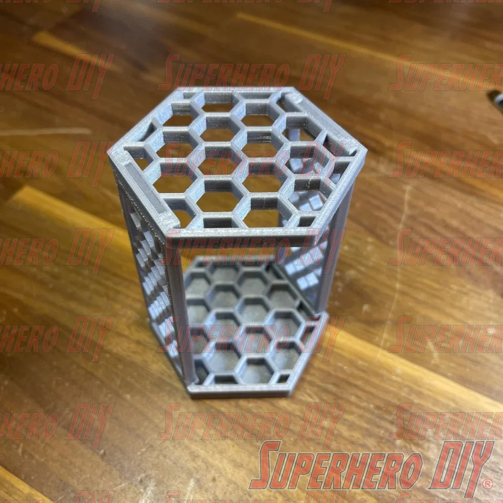 Hex Paintbrush Holder | Honeycomb Paint Brush Stand | Honeycomb Pencil Stand Organize your paint brushes or pencils with this unique stand! - Superhero DIY