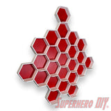 Honeycomb Wall Display for Funko Advent Calendar - Display up to 24 Pocket Pops! - Superhero DIY