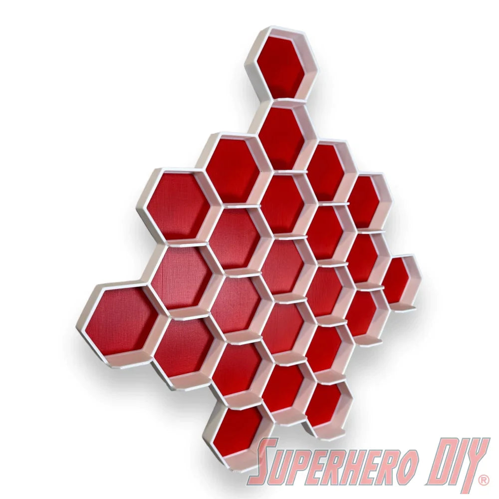 Honeycomb Wall Display for Funko Advent Calendar - Display up to 24 Pocket Pops! - Superhero DIY