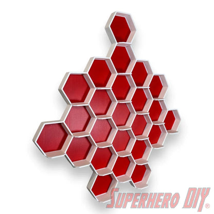 Honeycomb Wall Display for Funko Advent Calendar - Display up to 24 Pocket Pops! - Superhero DIY