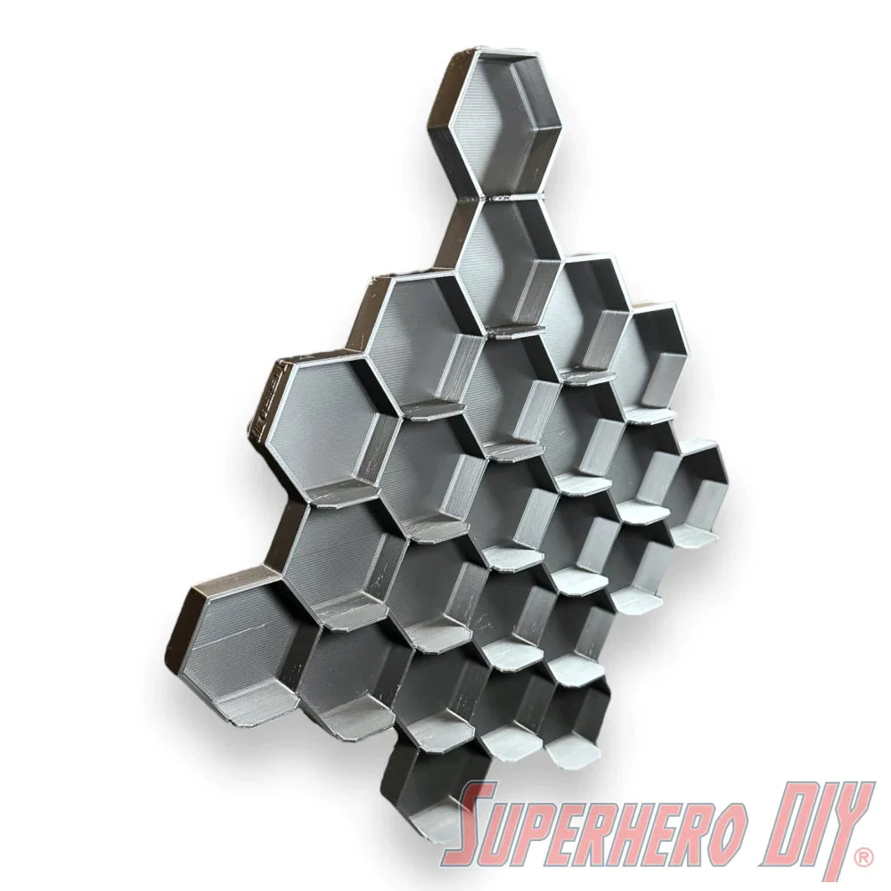 Honeycomb Wall Display for Funko Advent Calendar - Display up to 24 Pocket Pops! - Superhero DIY