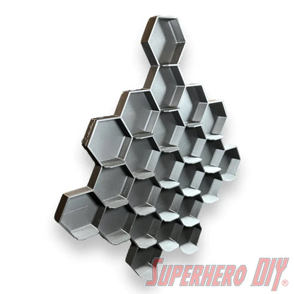 Honeycomb Wall Display for Funko Advent Calendar - Display up to 24 Pocket Pops! - Superhero DIY
