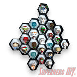 Honeycomb Wall Display for Funko Advent Calendar - Display up to 24 Pocket Pops! - Superhero DIY