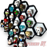 Honeycomb Wall Display for Funko Advent Calendar - Display up to 24 Pocket Pops! - Superhero DIY