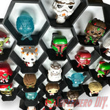 Honeycomb Wall Display for Funko Advent Calendar - Display up to 24 Pocket Pops! - Superhero DIY