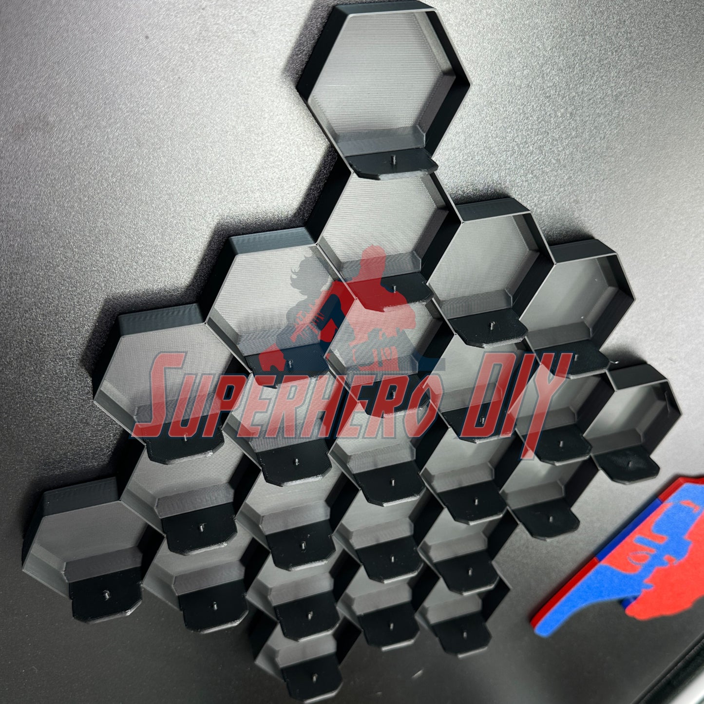 Honeycomb Wall Display for Disney Doorables: Organize and Showcase Your Collection with a 3D-printed honeycomb design