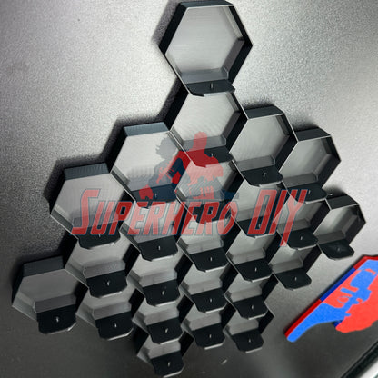 Honeycomb Wall Display for Disney Doorables: Organize and Showcase Your Collection with a 3D-printed honeycomb design