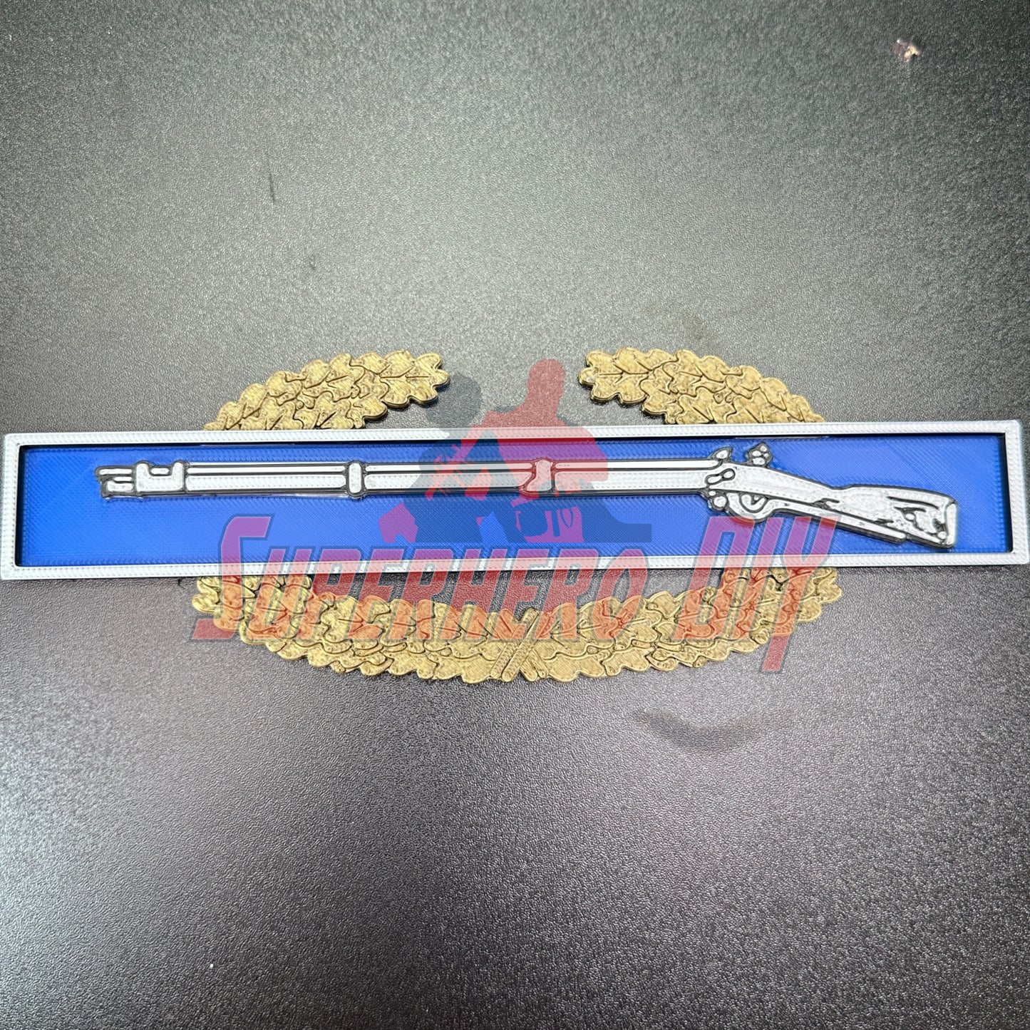 3D-printed Expert Infantryman Badge (EIB) Replica | Combat Infantryman Badge (CIB) | Master Combat Infantryman Badge (MCIB) - Multiple sizes