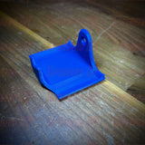 Blue PS4 controller wall mount for DualShock with command strip included, perfect for organizing gaming setup.