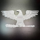 Colonel Captain rank insignia on an eagle emblem, symbolizing military rank and authority.