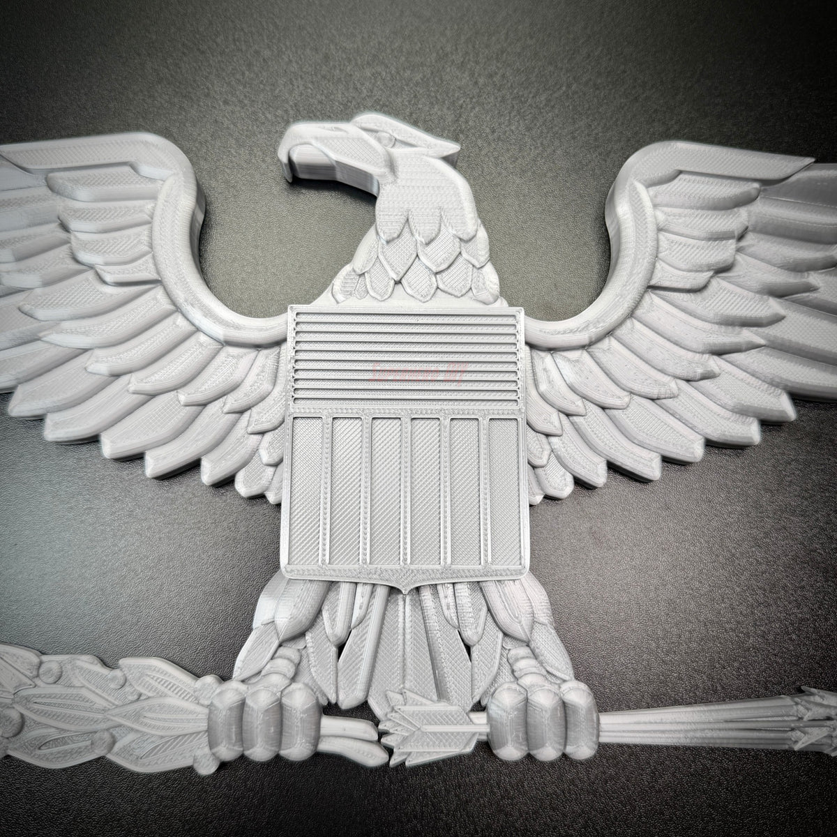 Colonel Captain rank insignia detailed replica featuring an eagle design, ideal for collectors and veterans.