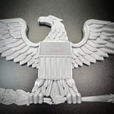 Colonel Captain rank insignia detailed replica featuring an eagle design, ideal for collectors and veterans.