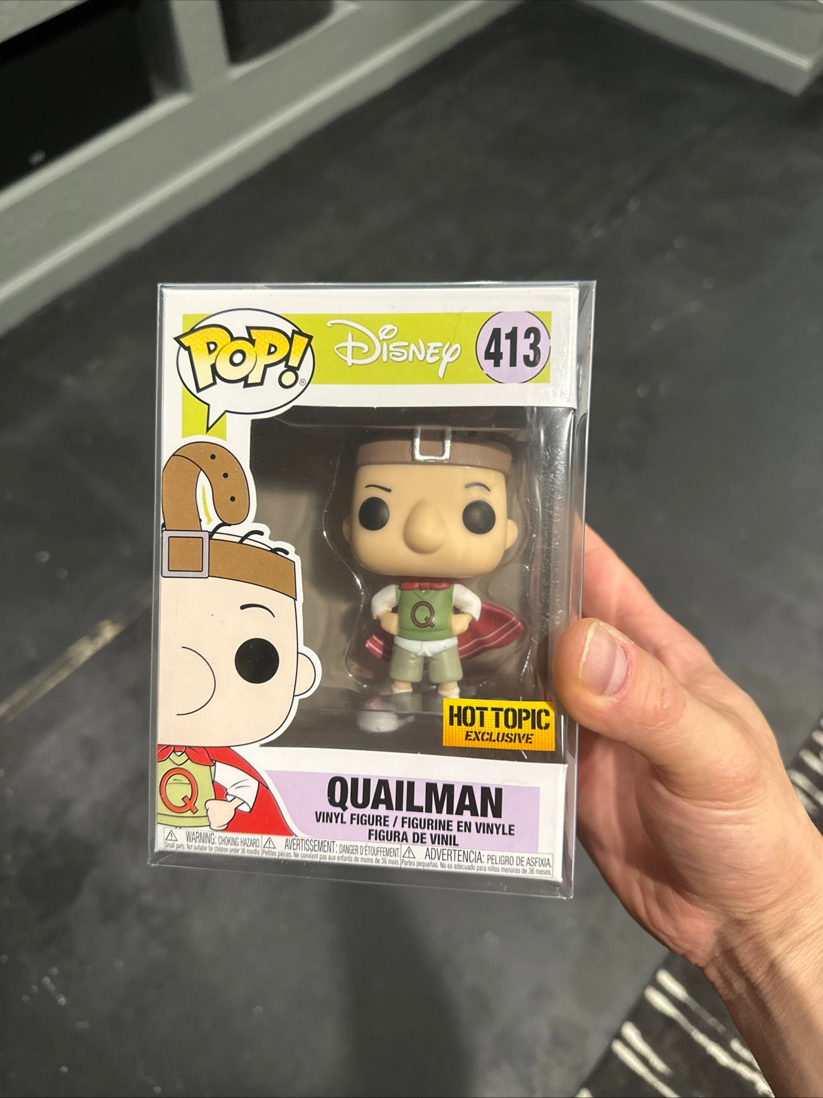 Funko Pop! Disney Doug #413 Quailman Hot Topic Exclusive with Protector for sale - Superhero DIY