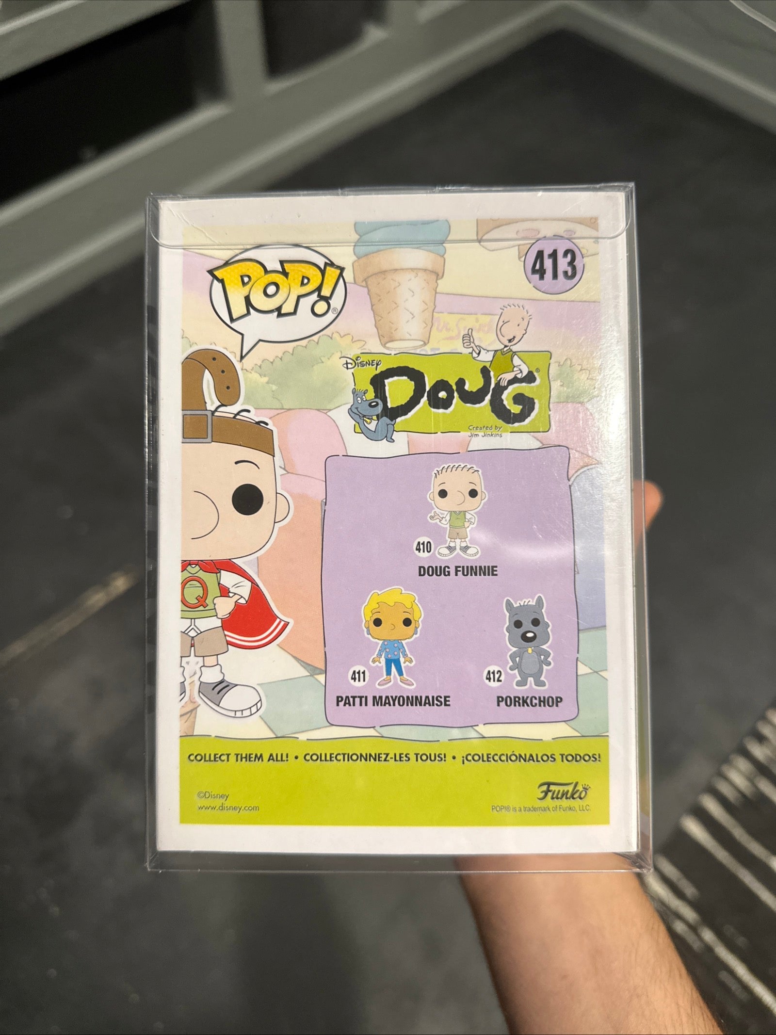 Funko Pop! Disney Doug #413 Quailman Hot Topic Exclusive with Protector for sale - Superhero DIY