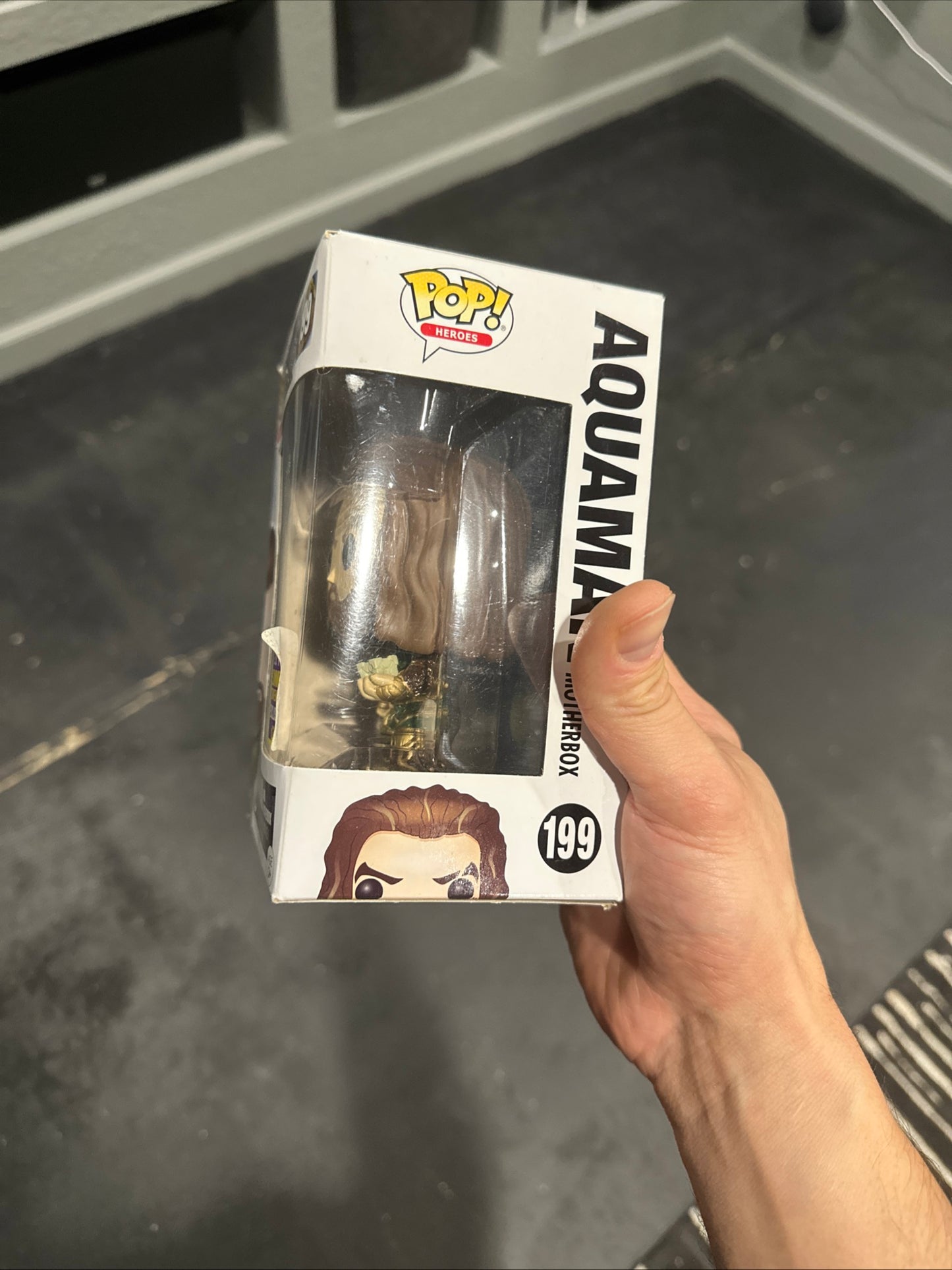 Funko Pop! Vinyl: DC Universe - Aquaman #199 - (w/ Mother Box) - San Diego Comic Con for sale - Superhero DIY