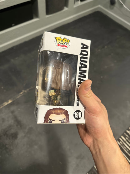 Funko Pop! Vinyl: DC Universe - Aquaman #199 - (w/ Mother Box) - San Diego Comic Con for sale - Superhero DIY