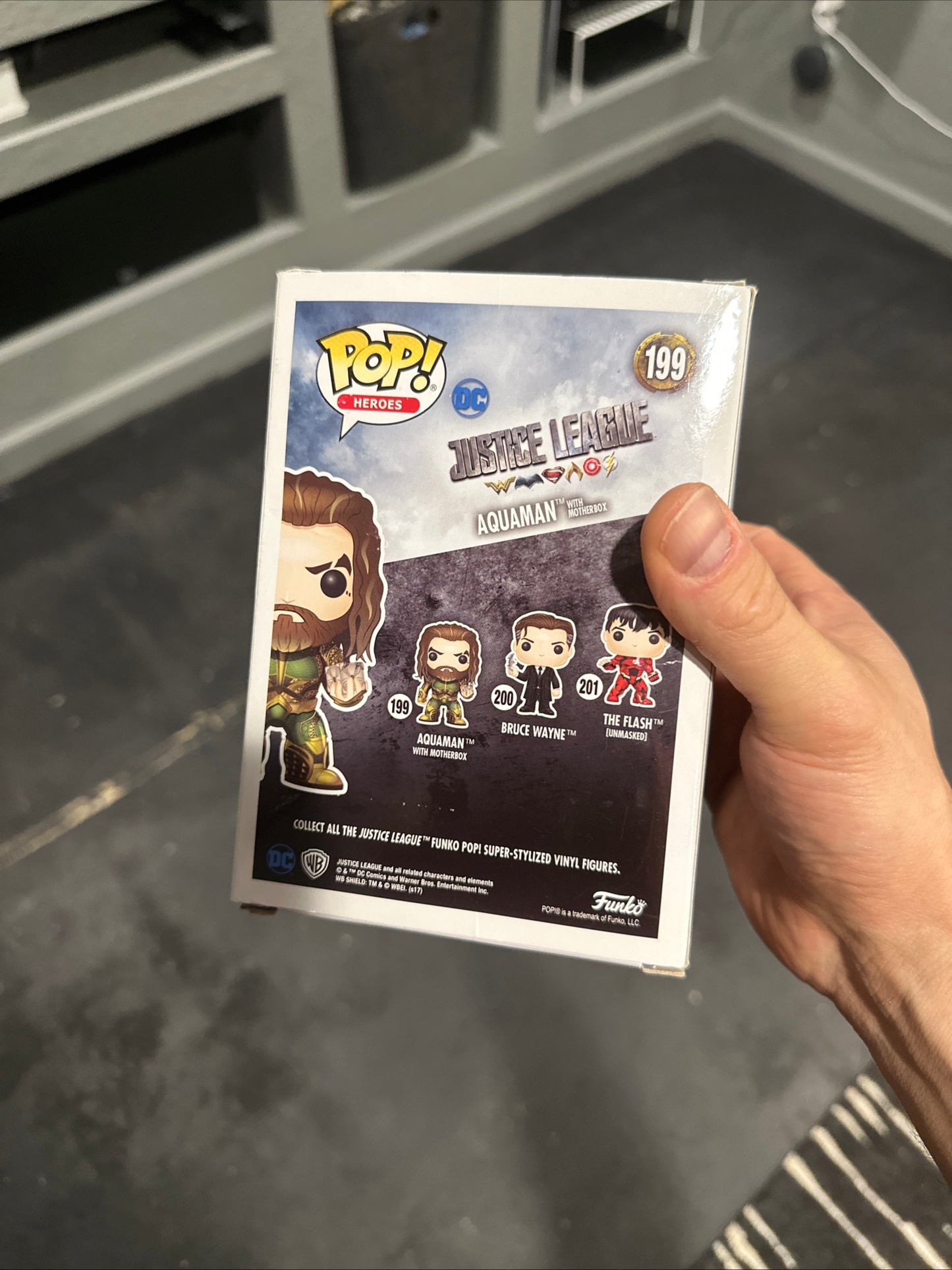 Funko Pop! Vinyl: DC Universe - Aquaman #199 - (w/ Mother Box) - San Diego Comic Con for sale - Superhero DIY