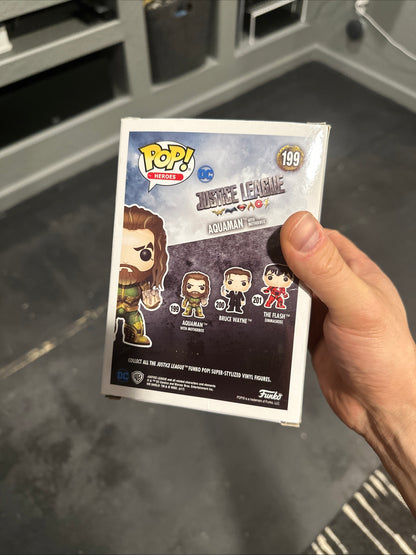 Funko Pop! Vinyl: DC Universe - Aquaman #199 - (w/ Mother Box) - San Diego Comic Con for sale - Superhero DIY