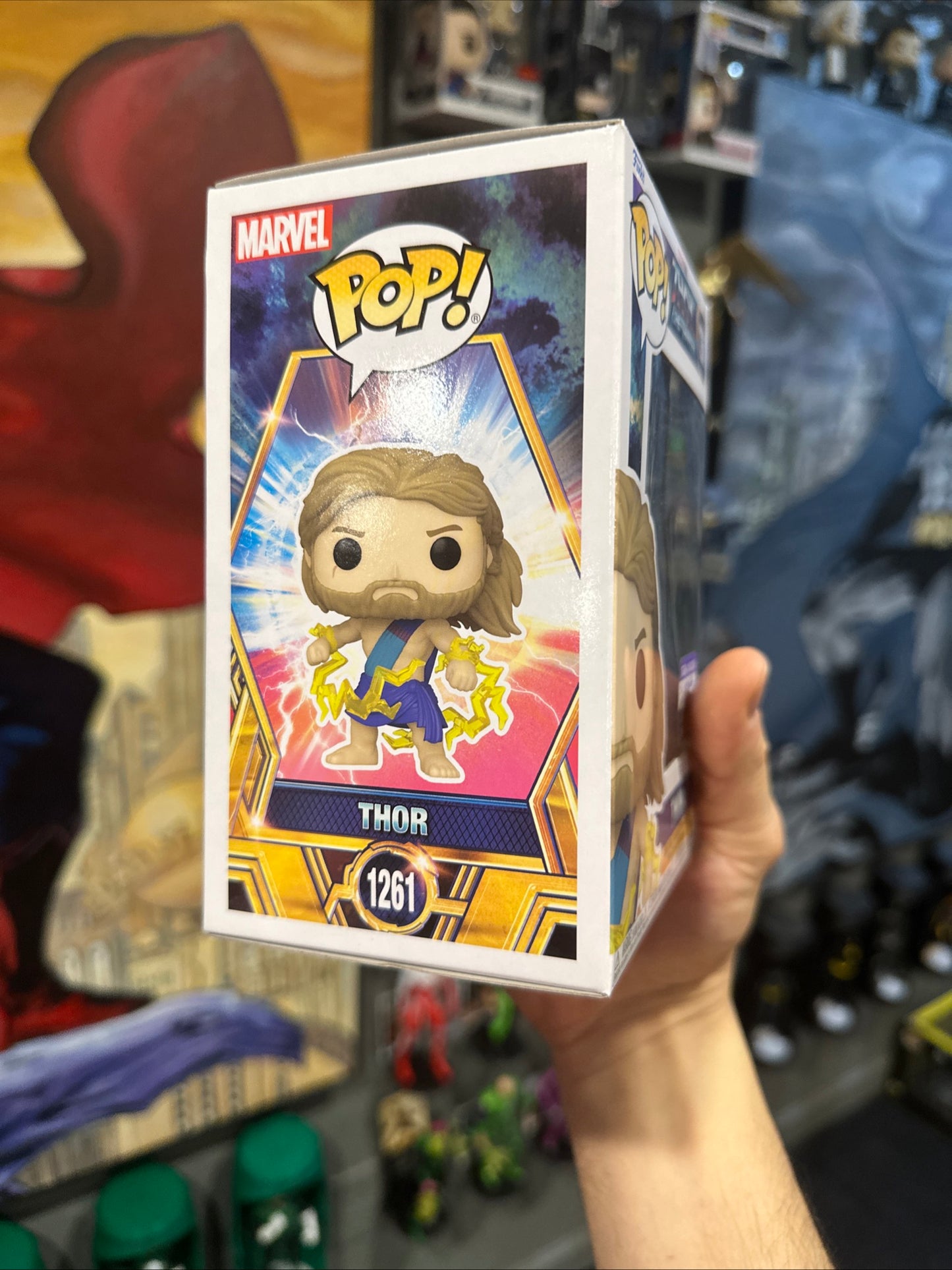 Funko Pop! Vinyl: Marvel - Thor #1261 (SDCC) Love and Thunder for sale - Superhero DIY