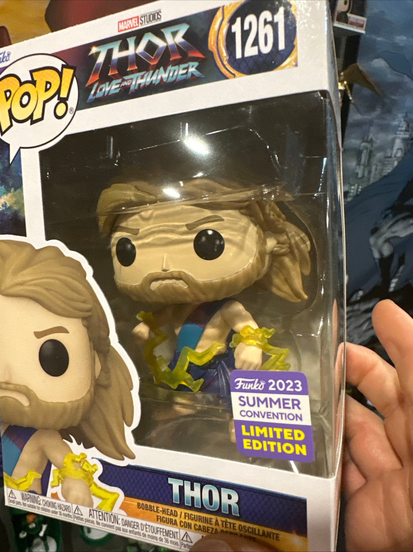 Funko Pop! Vinyl: Marvel - Thor #1261 (SDCC) Love and Thunder for sale - Superhero DIY