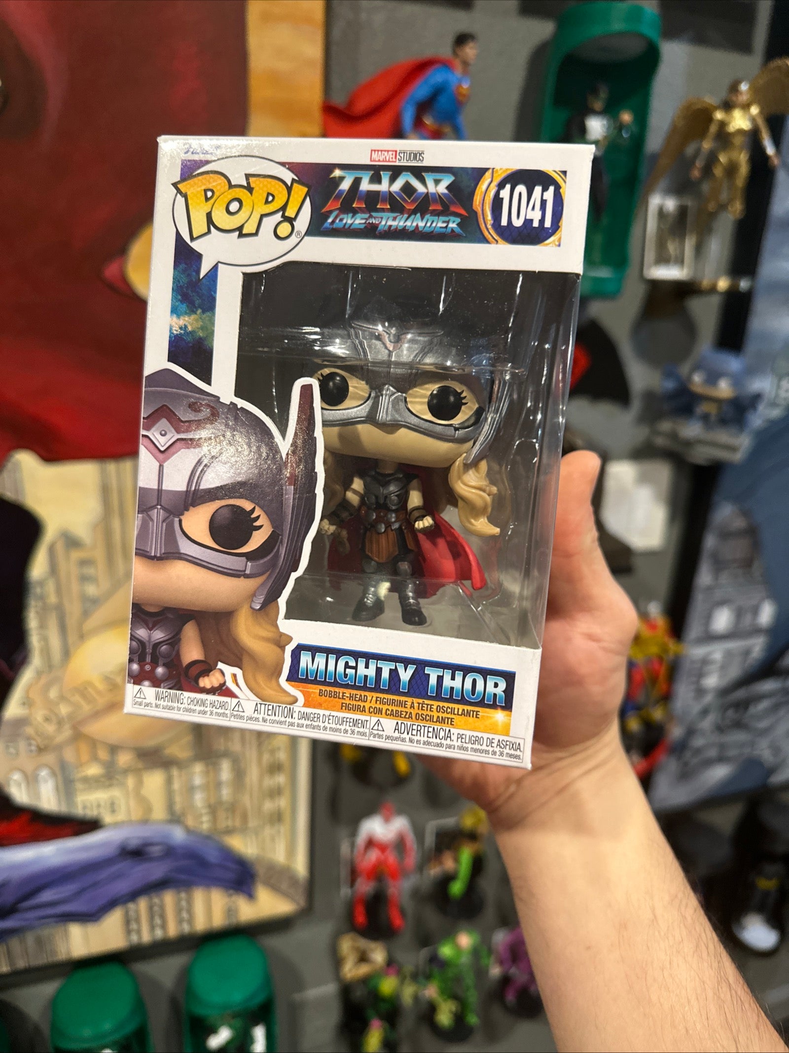 Funko Pop! Vinyl: Marvel - Mighty Thor #1041 Love and Thunder for sale - Superhero DIY
