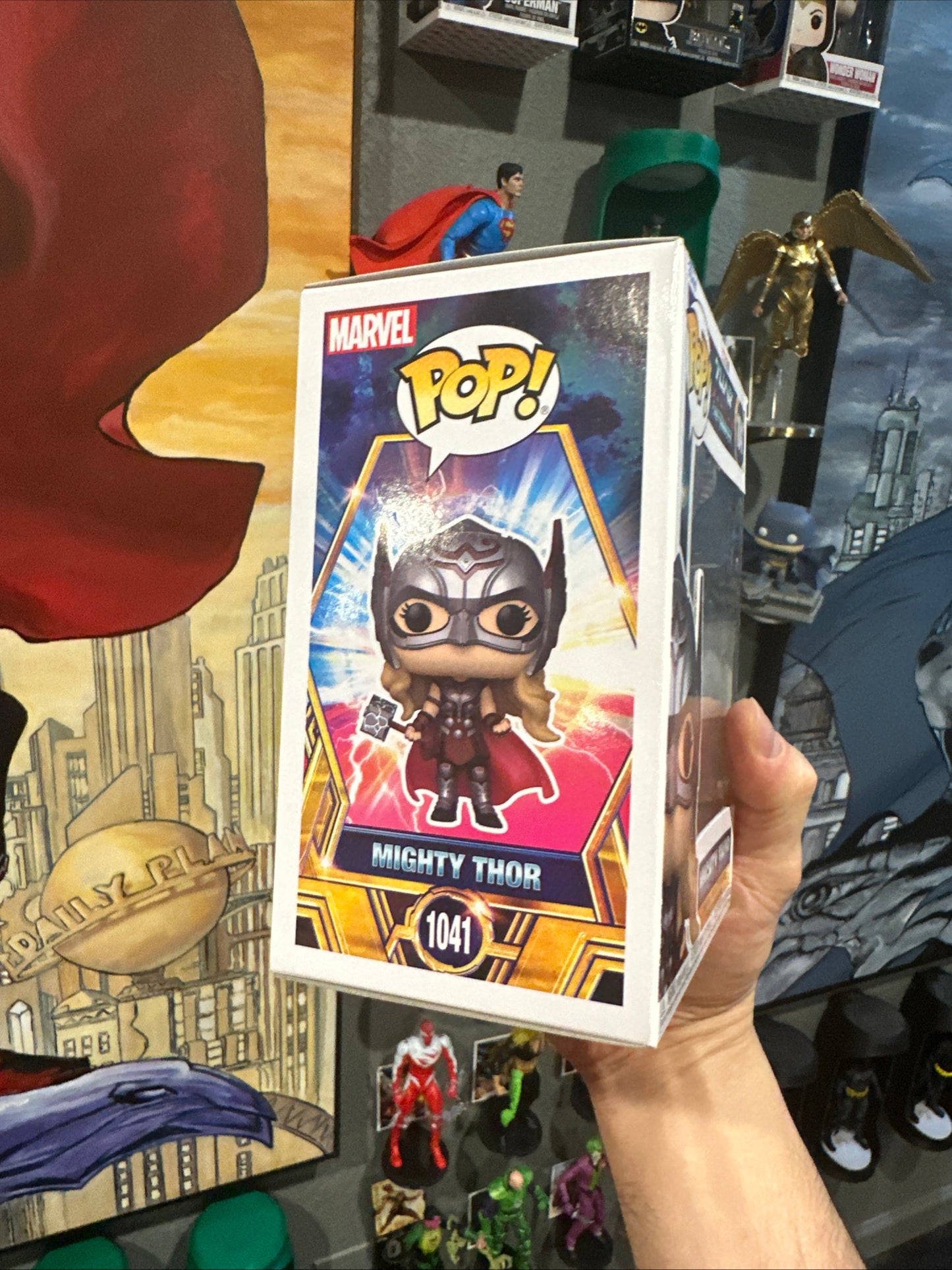 Funko Pop! Vinyl: Marvel - Mighty Thor #1041 Love and Thunder for sale - Superhero DIY