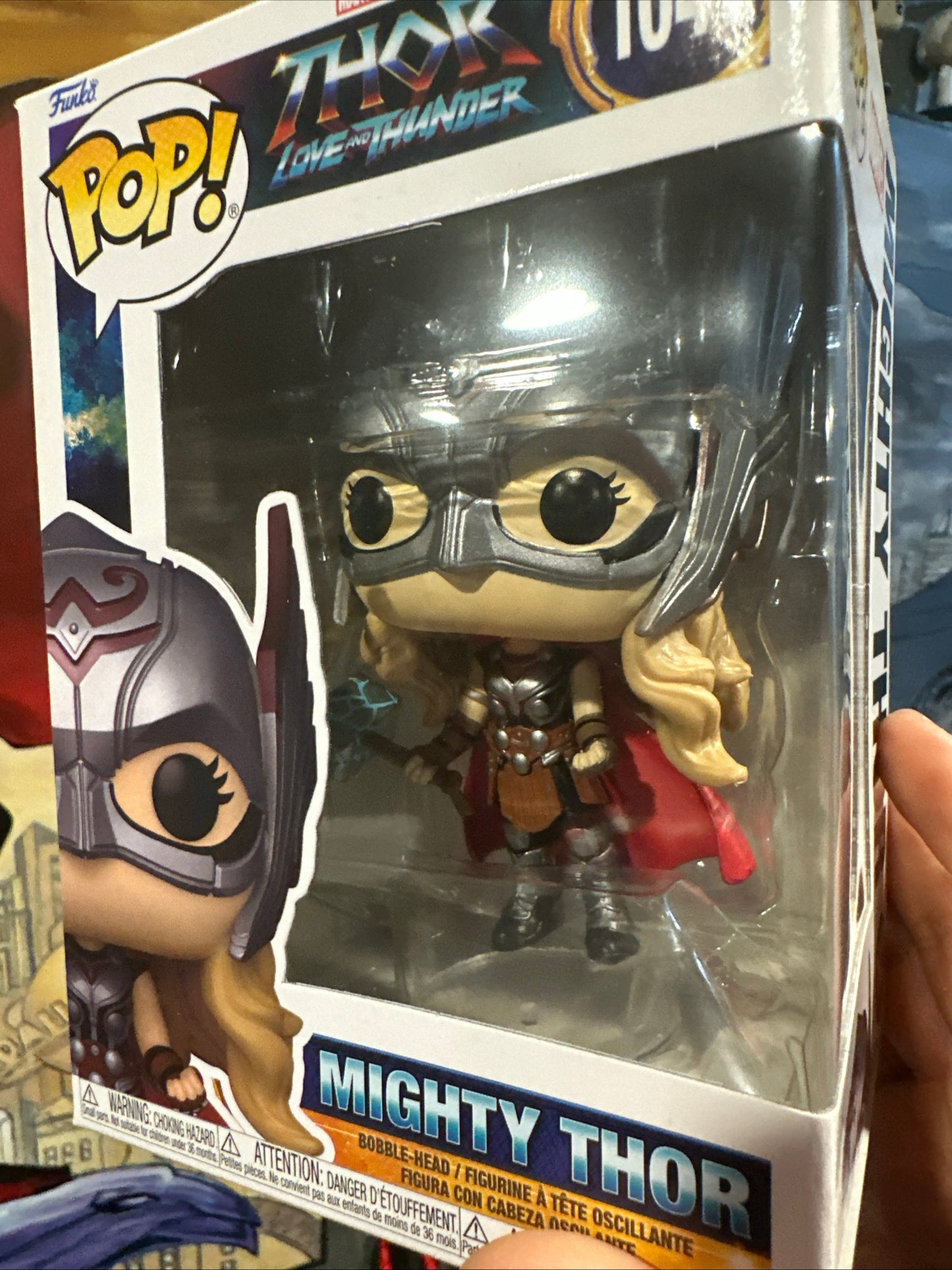 Funko Pop! Vinyl: Marvel - Mighty Thor #1041 Love and Thunder for sale - Superhero DIY