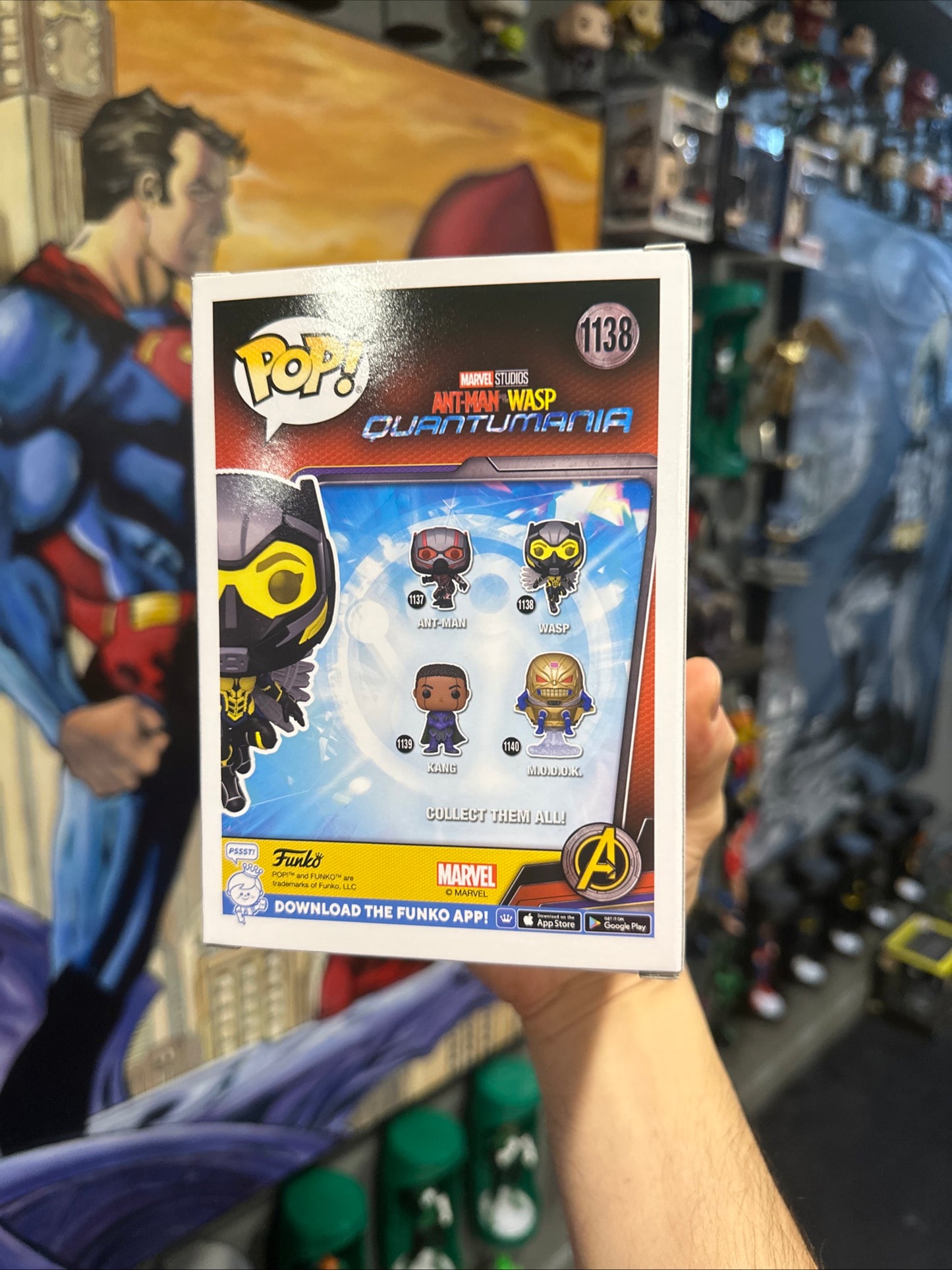 Funko Pop! Vinyl: Marvel - The Wasp #1138 Quantumania for sale - Superhero DIY