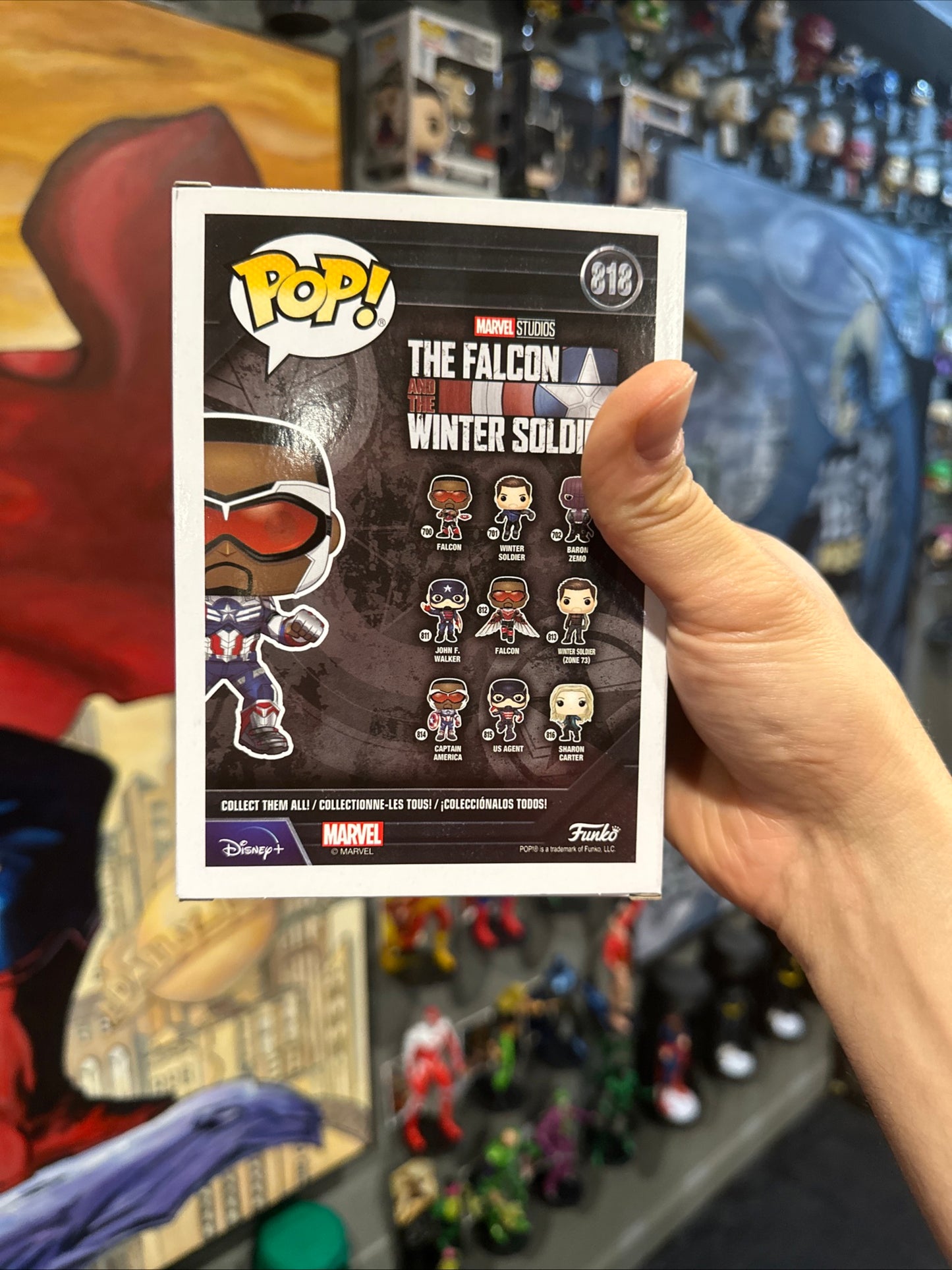 Funko Pop! Vinyl: Marvel - Captain America - Amazon #818 Sam Wilson for sale - Superhero DIY