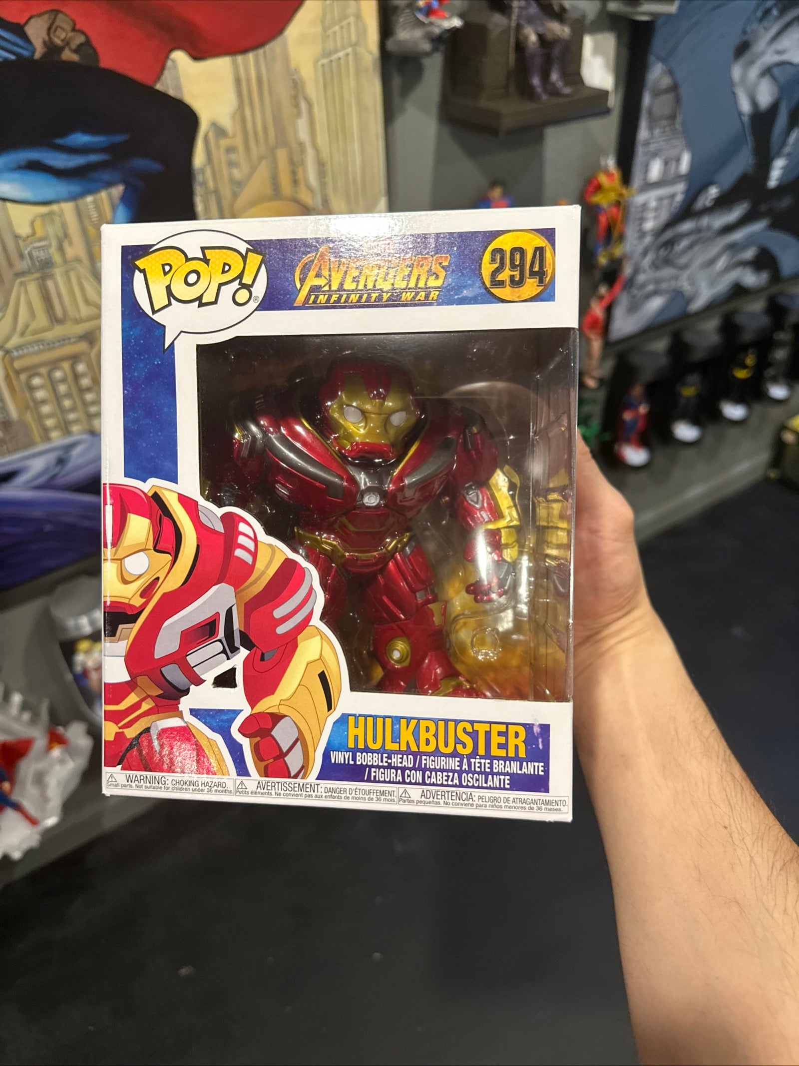 Funko Pop! Vinyl Super 6 in: Marvel - Hulkbuster (6 inch) #294 for sale - Superhero DIY