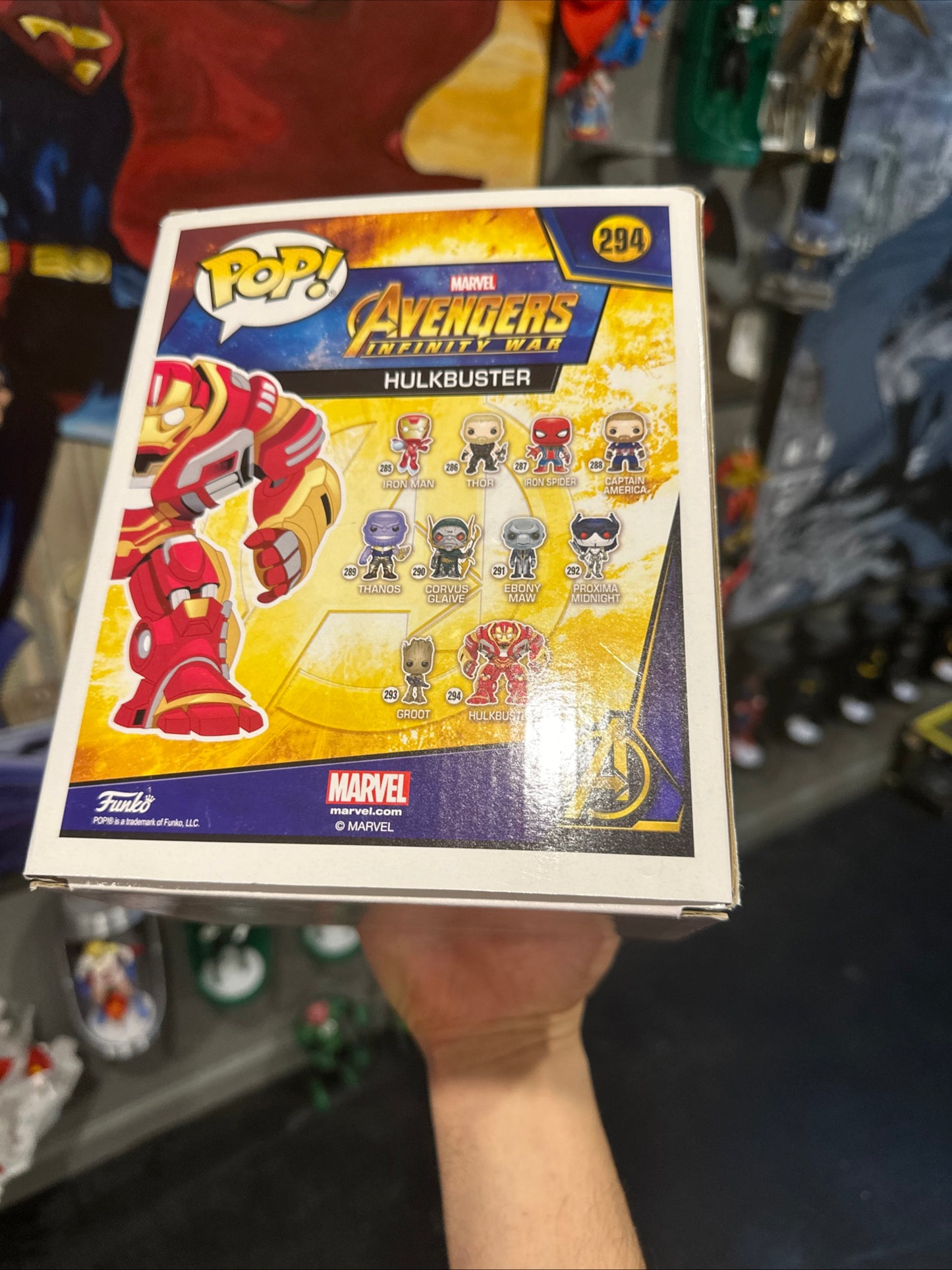 Funko Pop! Vinyl Super 6 in: Marvel - Hulkbuster (6 inch) #294 for sale - Superhero DIY