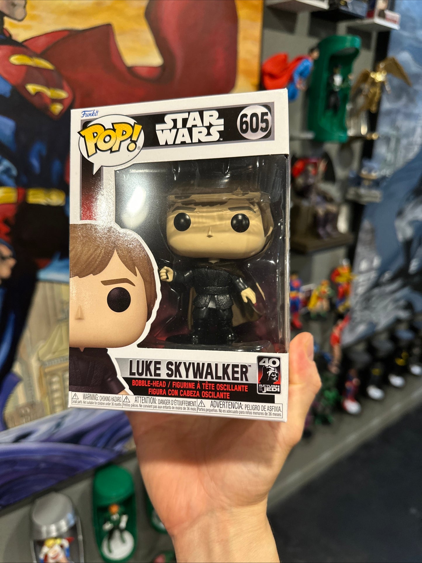 Funko Pop! Vinyl: Star Wars - Luke Skywalker #605 for sale - Superhero DIY