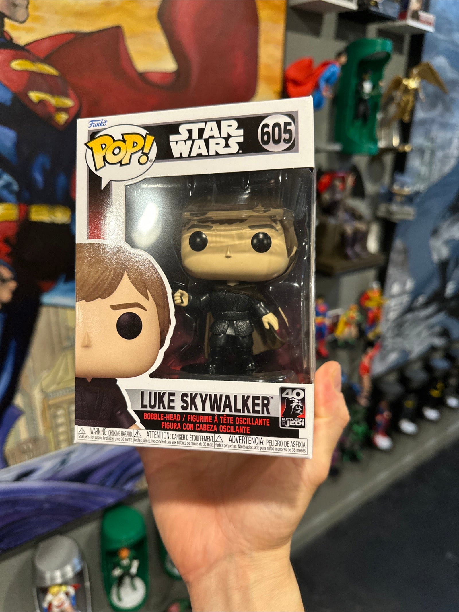 Funko Pop! Vinyl: Star Wars - Luke Skywalker #605 for sale - Superhero DIY