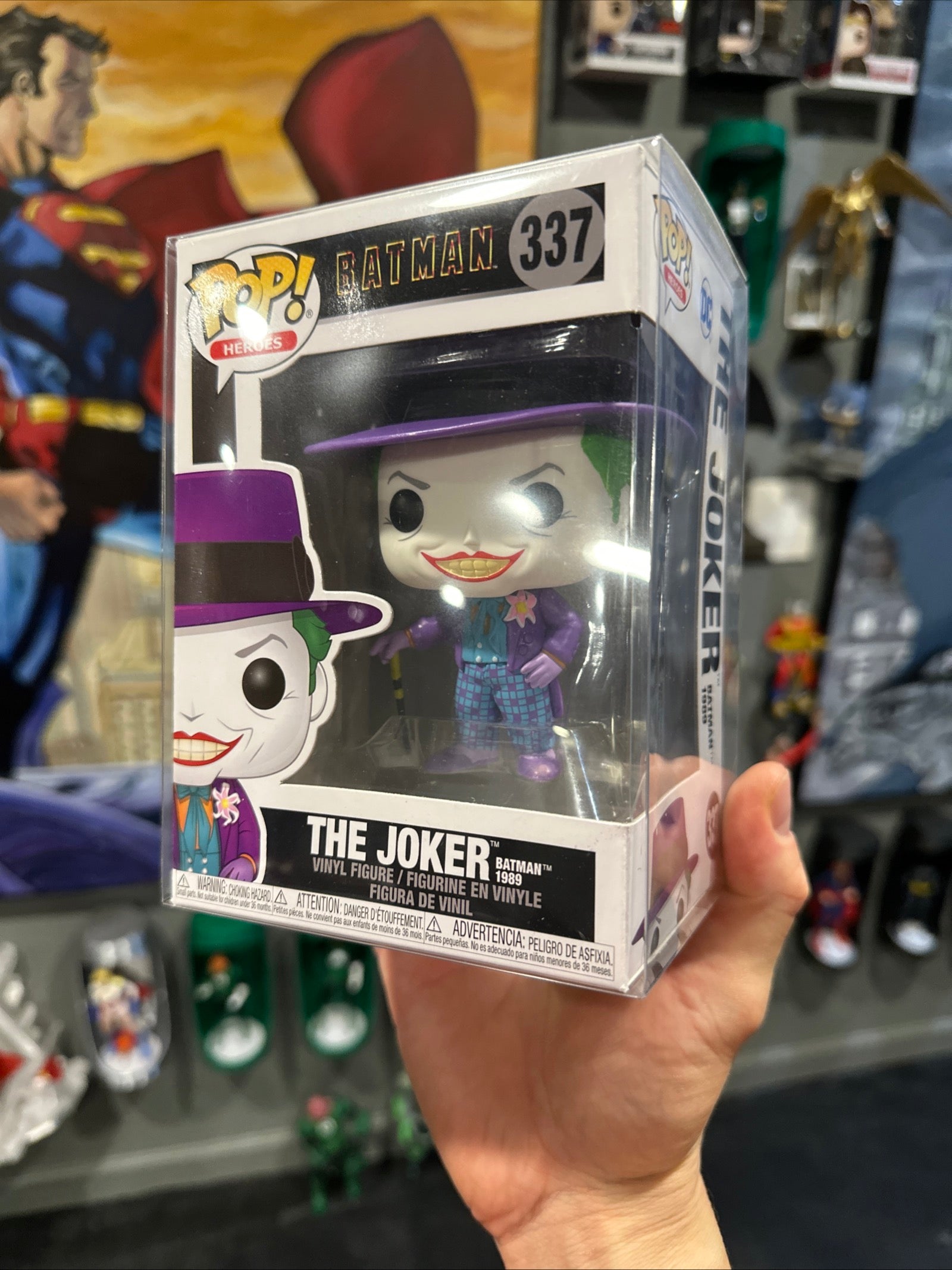 Funko Pop! Vinyl: DC Comics - The Joker Batman 1989 #337 for sale - Superhero DIY