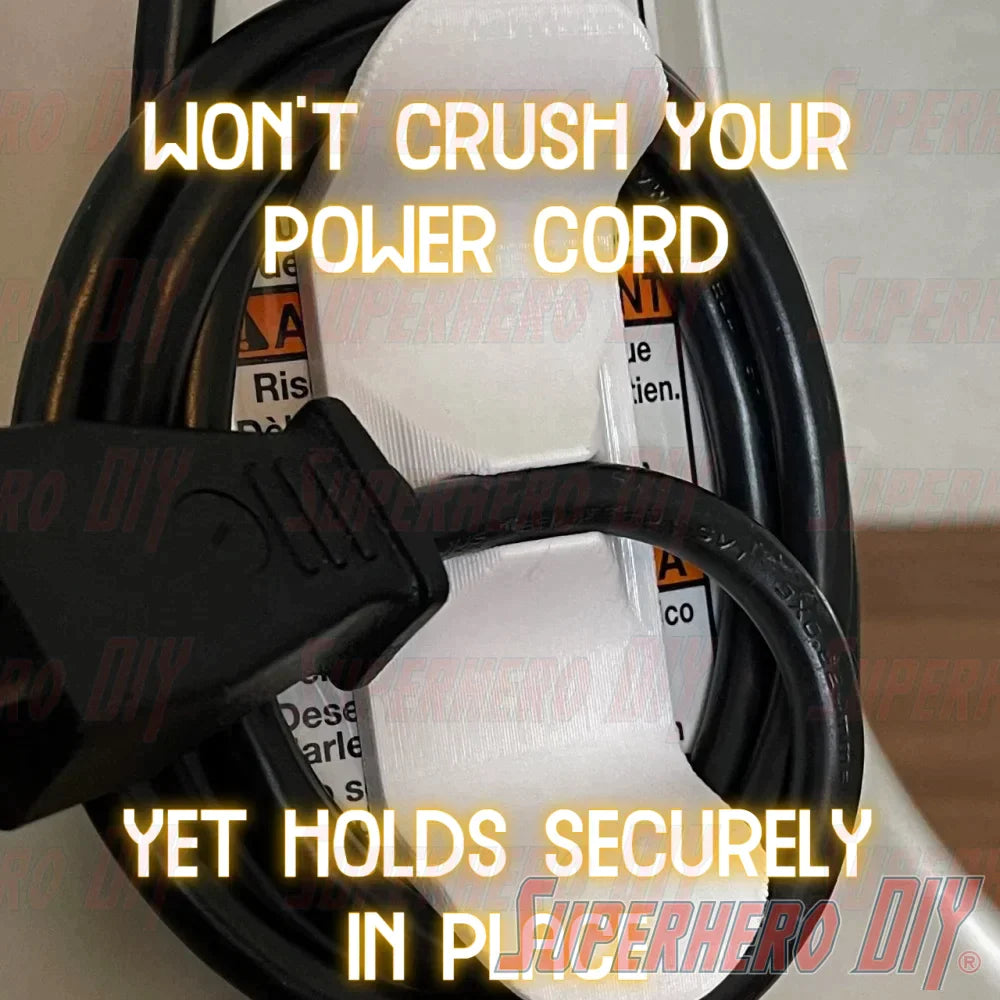 KitchenAid Organization Bundle | Cable Wrap for KitchenAid Stand Mixer + 4-PACK Attachment Mounts for KitchenAid Stand Mixer - Superhero DIY