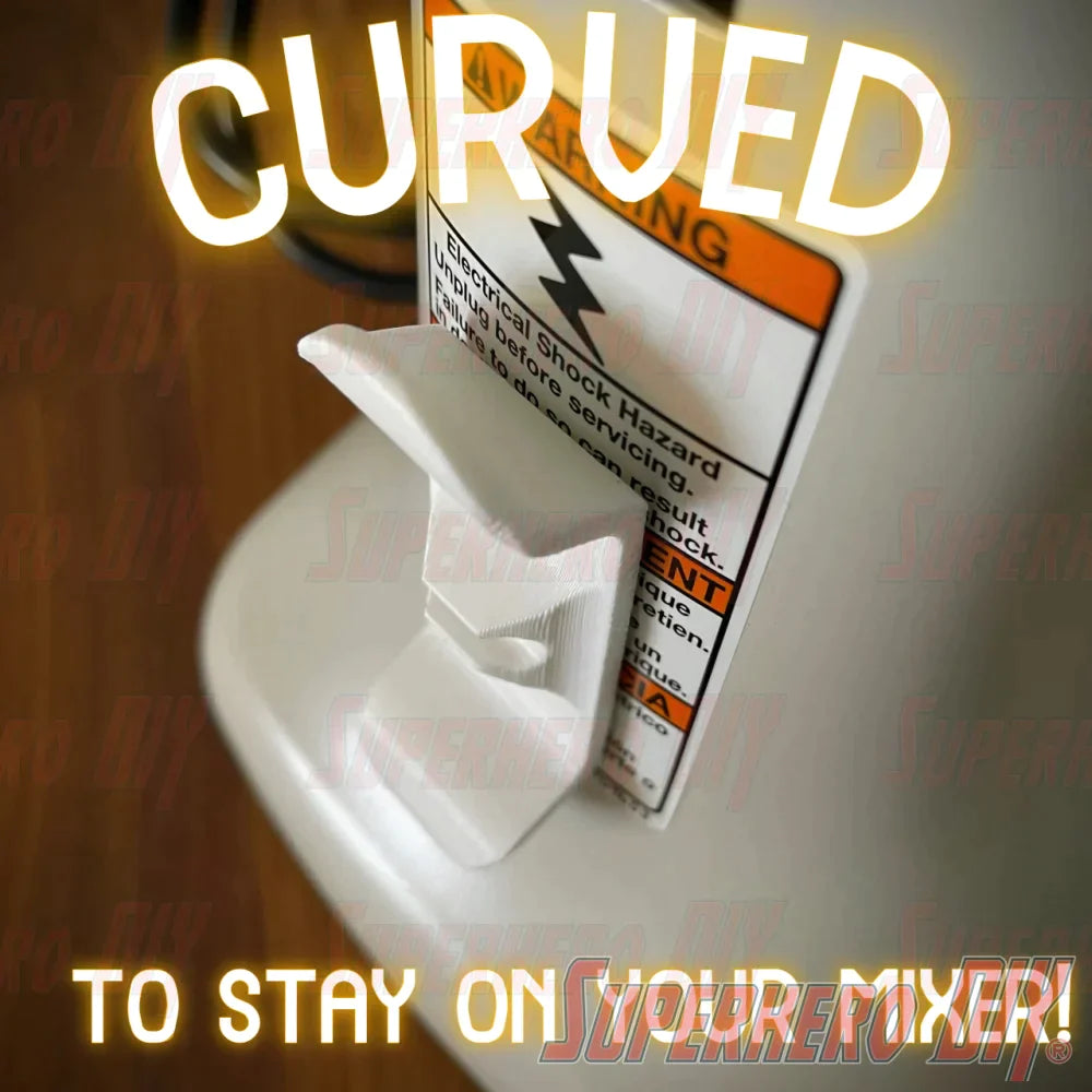 KitchenAid Organization Bundle | Cable Wrap for KitchenAid Stand Mixer + 4-PACK Attachment Mounts for KitchenAid Stand Mixer - Superhero DIY