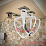 KitchenAid Organization Bundle | Cable Wrap for KitchenAid Stand Mixer + 4-PACK Attachment Mounts for KitchenAid Stand Mixer - Superhero DIY