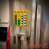 Magnetic Holder for ORIGINAL Nespresso Coffee Pods | Holds 2 full sleeves! | Fridge mount holder - Superhero DIY
